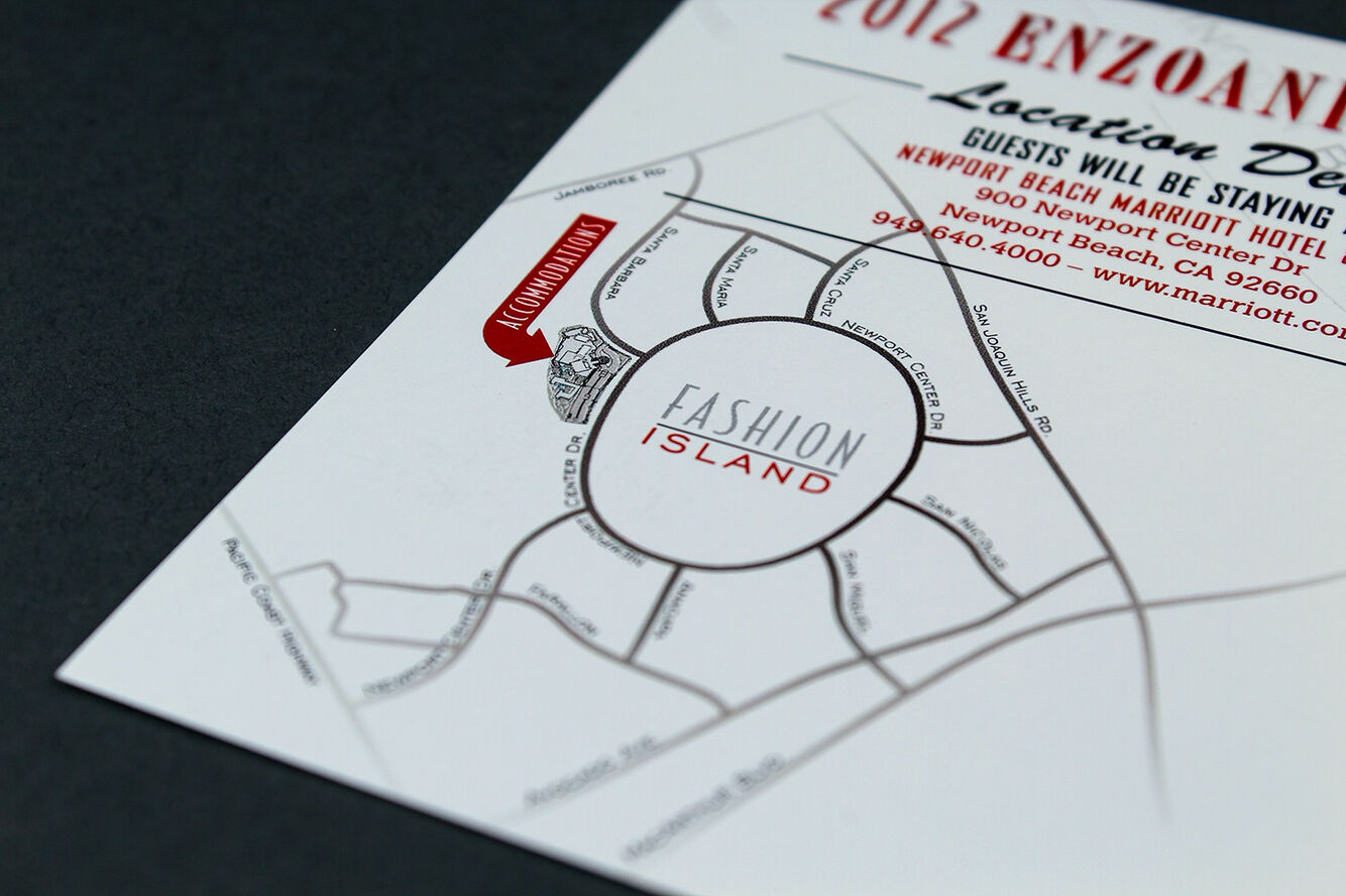 2012 Enzoani event map