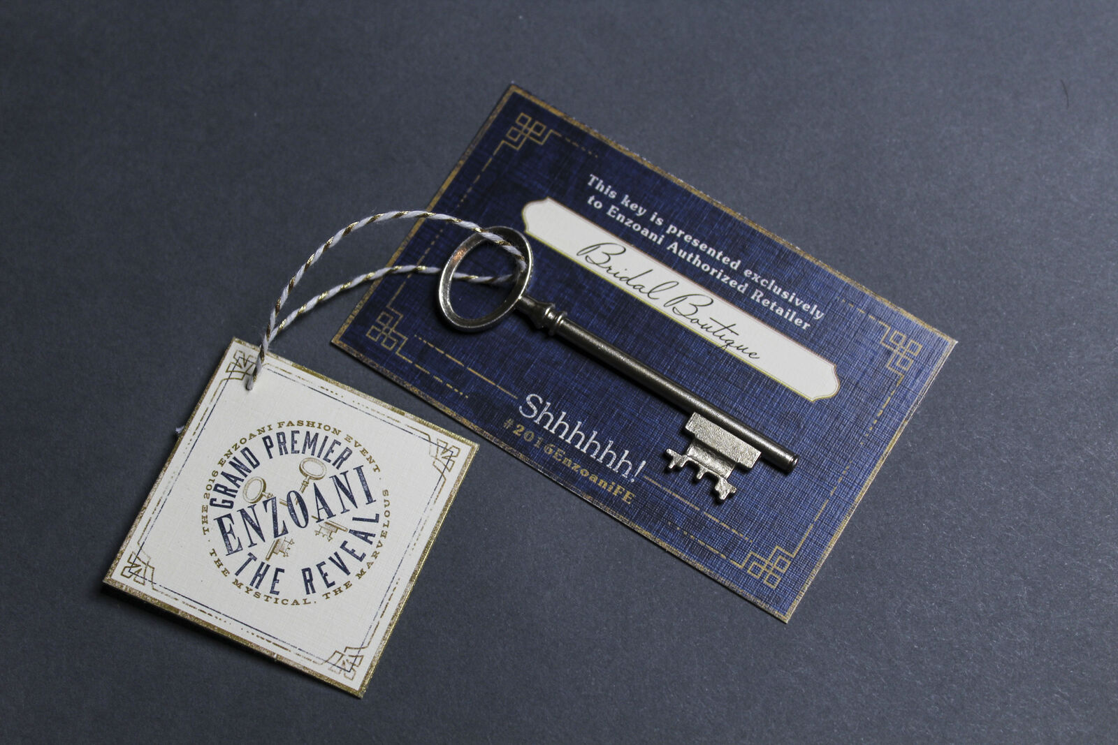 Physical key invitation detail