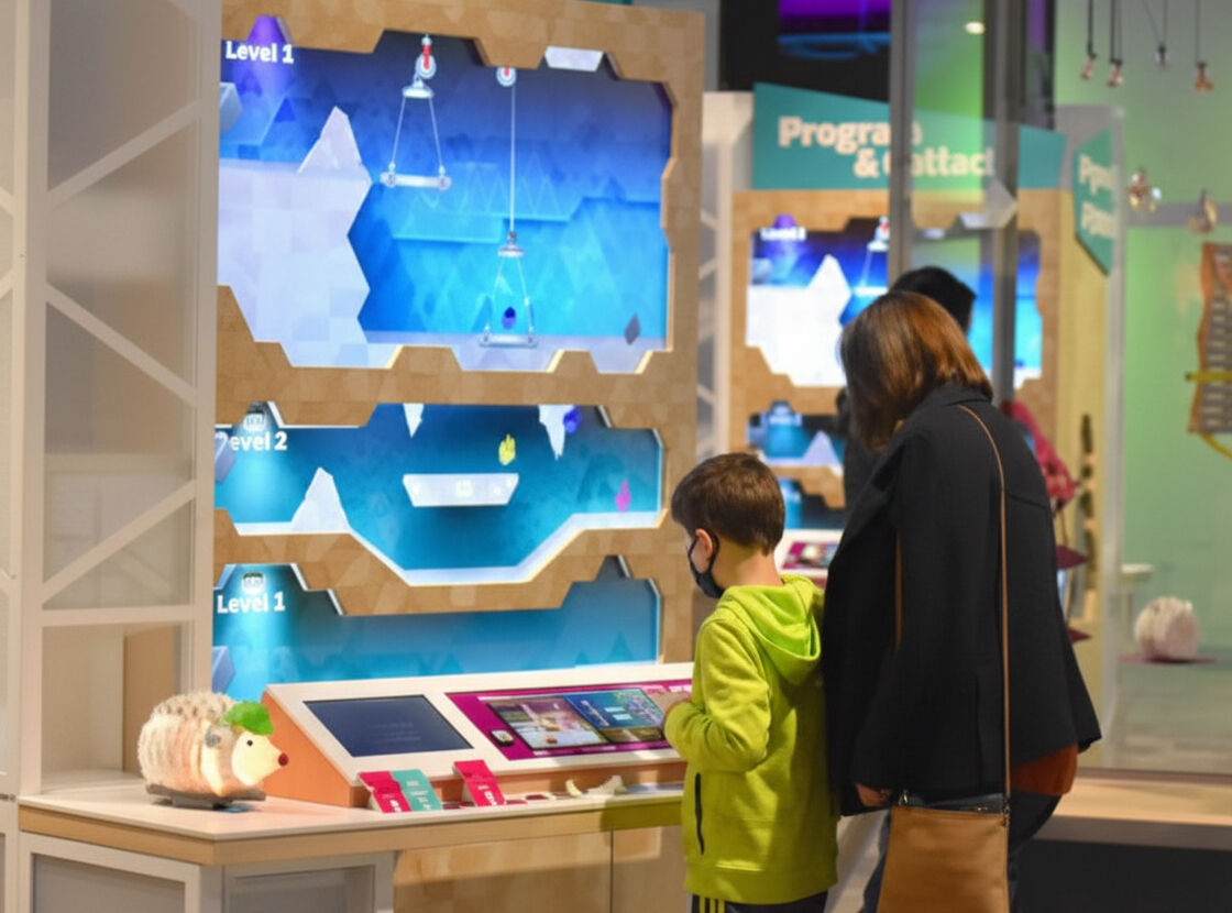 Program and Collect station from the Boston Museum of Science Engineering Design Workshop