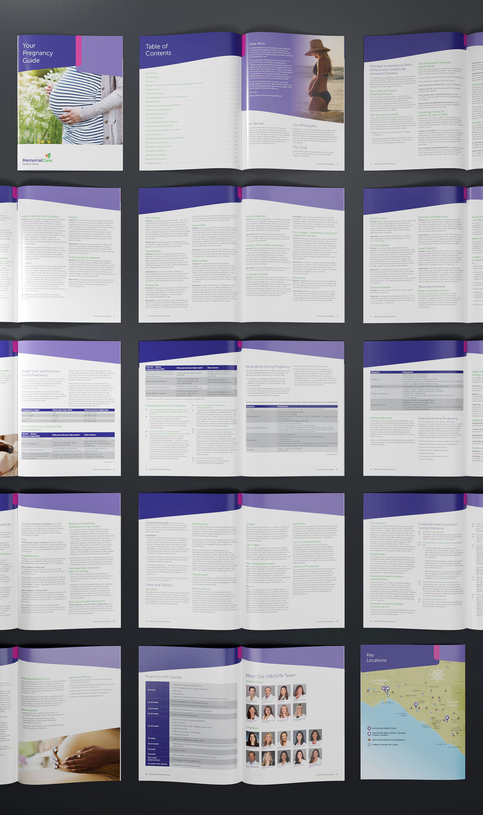 MemorialCare pregnancy guidebook