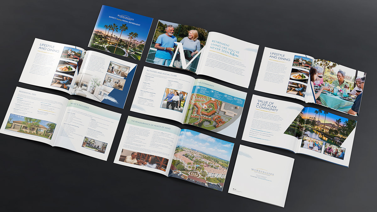 Morningside retirement community editorial book and map system