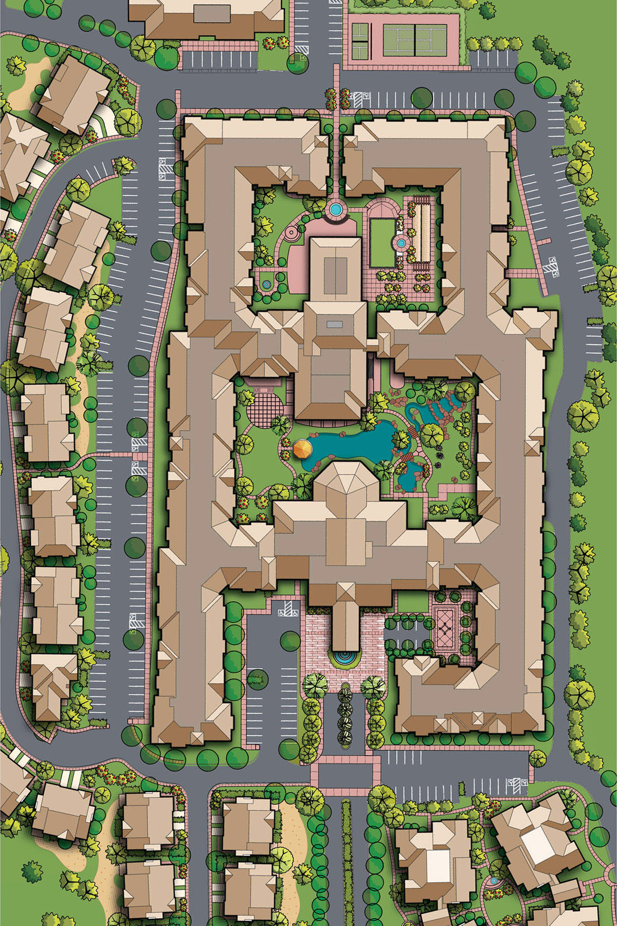 Reata Glen detailed community map