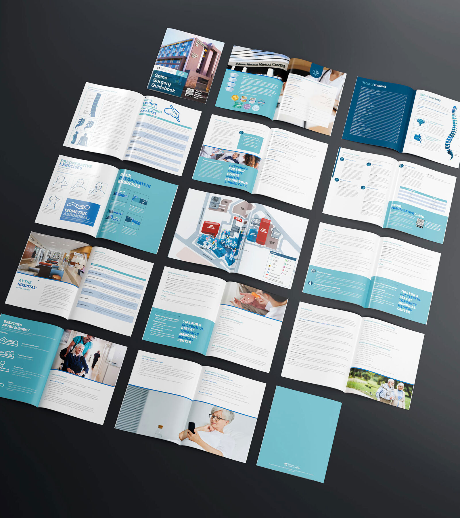 Torrance Memorial Spine Surgery Guidebook editorial system
