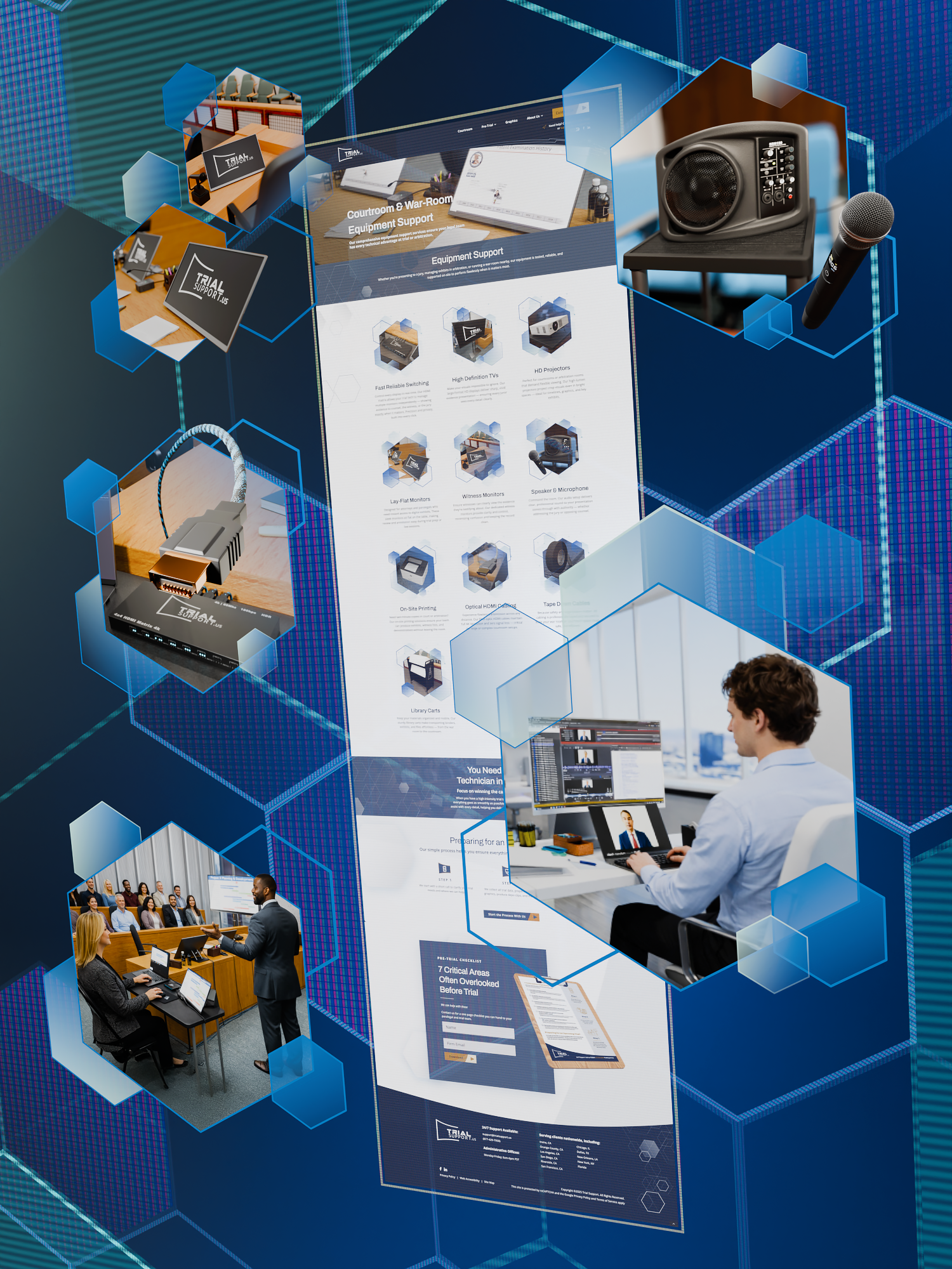 TrialSupport courtroom presentation graphics and technology