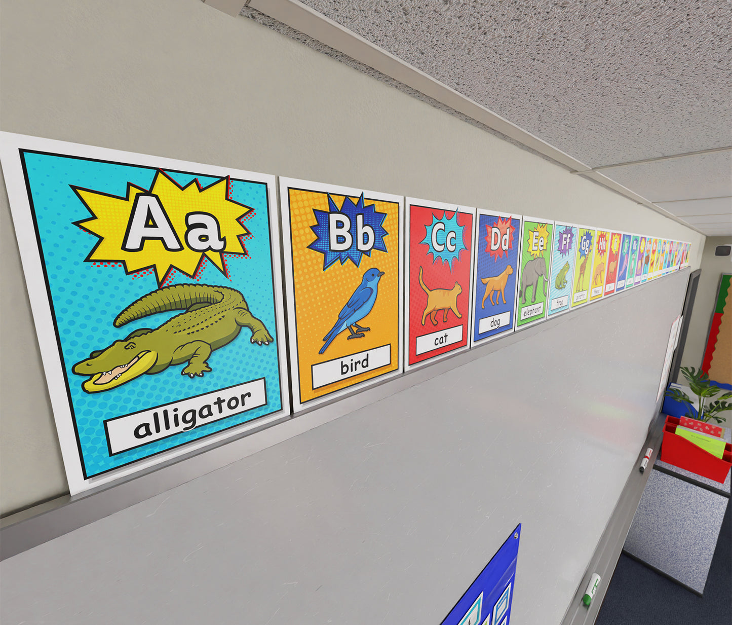 Alphabet Posters | Comic Book | Printable Classroom Decor